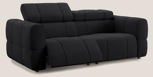 Giotto Divano modulare con opzione relax elettrico in microfibra effet
