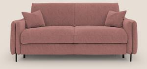 Gregory Divano letto con materasso h18 cm in microfibra effetto vellut