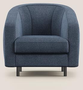Pandora Poltroncina in morbido tessuto bouclé impermeabile T07 blu