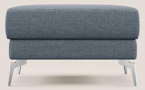 Star Pouf con piedini alti in tessuto impermeabile fiammato T03 blu