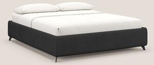 Sara sommier con giroletto contenitore in tessuto impermeabile T02 ner