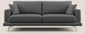 Dorian divano moderno in tessuto morbido antimacchia T05 antracite
