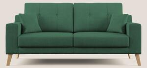 Danish divano moderno in tessuto morbido impermeabile T02 verde