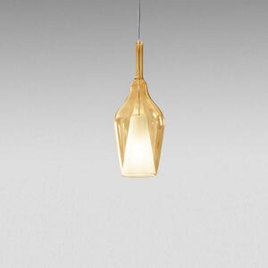Gea Luce Ofelia S/12 Mini Ambra trasparente lampada a sospensione