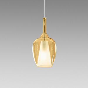 Gea Luce Ofelia S/10 Ambra trasparente lampada a sospensione