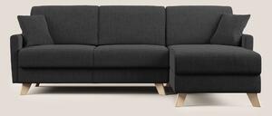 Edgar divano letto angolare in tessuto felis impermeabile T03 antracit