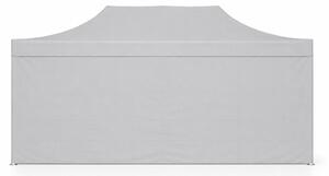 Gazebo pieghevole 3x6m ALU Standard con 4 pareti laterali chiuse - Grigio
