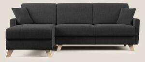 Edgar divano letto angolare in tessuto felis impermeabile T03 antracit