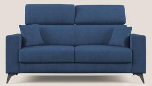 Pegaso divano letto con poggiatesta reclinabili e rivestimento T02 blu