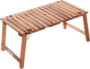 Tavolo da giardino pieghevole in legno di teak Paknik