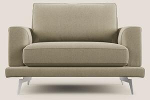 Dorian poltrona moderna in tessuto smacchiabile T05 cammello