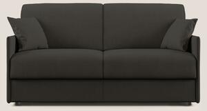 Evans Divano letto in morbido tessuto impermeabile T02 nero