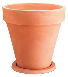 Vaso in plastica colore impruneta H 40.2 cm, Ø 40 cm