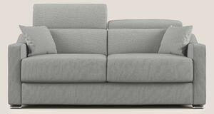 Amber divano letto matrimoniale in tessuto smacchiabile T05 grigio