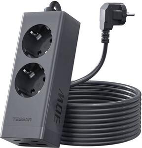 Ciabatta elettrica Tessan Ts-Fs01De00