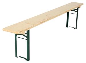 Panca birreria BAVORD STANDARD 220x25 cm – abete massello 29 mm, telaio 29x29x2,2 mm, portata 400 kg