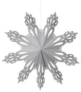 Ciondolo a fiocco di neve argentato Snowflake