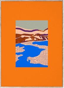 Poster Orange Landscape