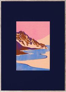 Poster Blue Landscape