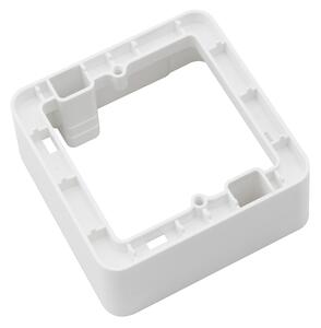 Cornice a 1 scomparto per montaggio esterno McPower ''Cup'', 80x80x45 mm, con foro di montaggio, lucido / high gloss