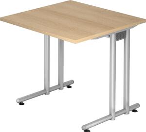 HAMMERBACHER NS08 Schreibtisch eiche quadratisch