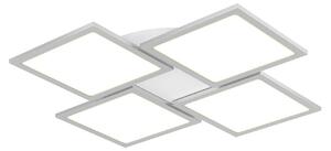 Lucande Lampada da soffitto a LED Ilira, 4 luci, argento, CCT, dimmerabile