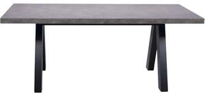 Tavolo allungabile effetto cemento Apex, 200-250 x 100 cm