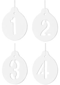Set di 4 etichette regalo Advent