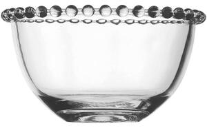 Ciotole in vetro con bordo decorato Perles 2 pz