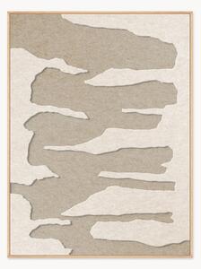Arte da parete acustica Frequency con cornice in legno