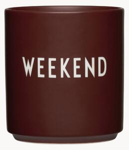 Tazza con scritta Favourite Weekend