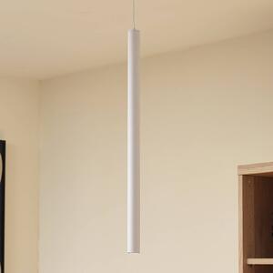 Lindby Lampada a sospensione LED Lumaro, bianca, 55 cm, 48V, dimmerabile
