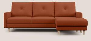 Matisse Divano angolare con sedute scorrevoli in tessuto morbido smacc