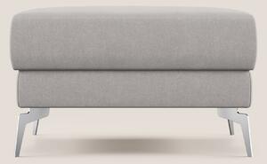 Star Pouf con piedini alti in microfibra impermeabile T11 grigio chiar