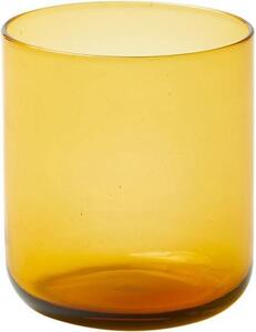 Bicchiere in vetro soffiato giallo Bloom 6 pz