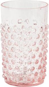 Bicchieri per acqua fatti a mano con rilievo Hobnail 6 pz