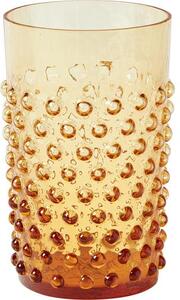 Bicchieri per acqua fatti a mano con rilievo Hobnail 6 pz