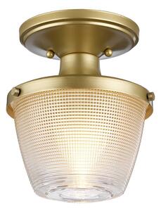 Lampada da soffitto Elstead Dublin E27 in ottone naturale laccato IP44