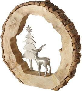 Oggetto decorativo con figure in metallo Ullach