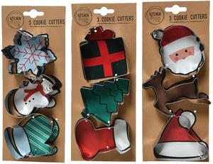 Set 9 formine per biscotti Gift