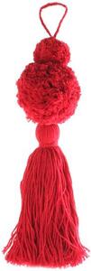Ciondoli decorativi Pompon alt. 37 cm, 2 pz
