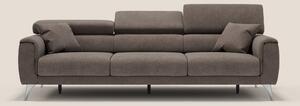 Caravaggio divano con 3 sedute allungabili indipendenti e poggiatesta