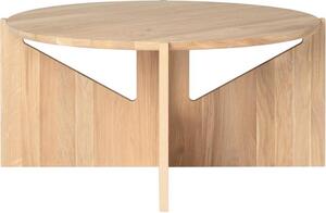 Tavolino da salotto rotondo in legno di quercia Future