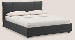 Alicia letto imbottito con vano contenitore in tessuto impermeabile T1