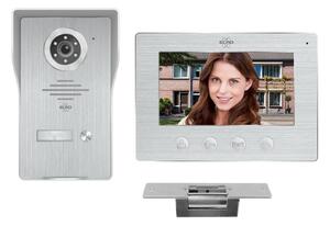Videocitofono con monitor, telecamera, apriporta e campanello per casa unifamiliare