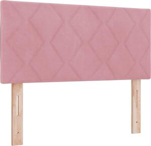Testiera Rosa 100 cm Velluto
