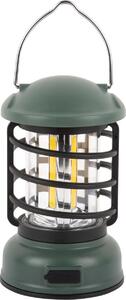 Leitmotiv - Lampada da tavolo Camping Lantern Led - Verde giungla - 8,5x8,5x15 cm Lampada da tavolo - Lampada da comodino, soggiorno, camera da letto