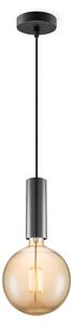 Home Sweet Home lampada a sospensione nera Saga Globe - G18- dimmerabile E27 ambra