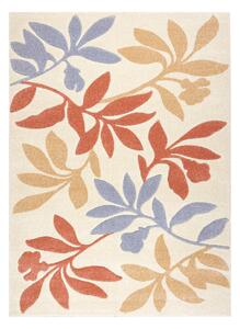 Tappeto FEEL 1595/17933 Le foglie beige/terracotta/violet