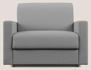Chris poltrona letto in tessuto impermeabile T13 grigio